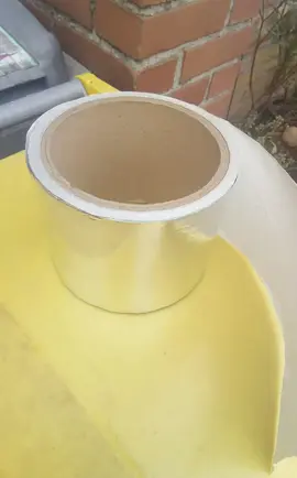 rouleau papier métallisé