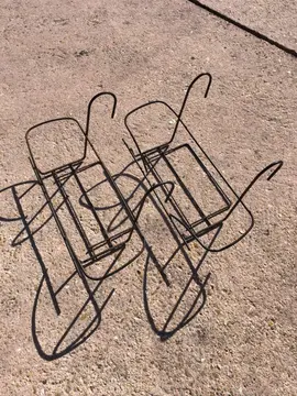 support fer pour jardinière de jardin