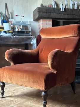 fauteuil en velours