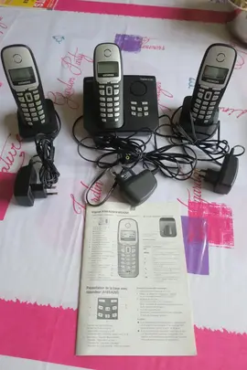 Téléphone sans fil SIEMENS modèle GIGASET A 165 Trio