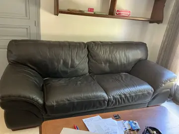 canapé en cuir pleine peau