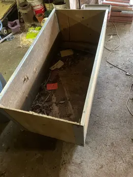 charriot en bois fait main