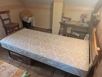 lit 90 matelas ressorts et sommier à lattes