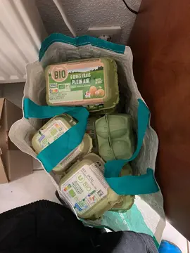 Boites à œufs vides