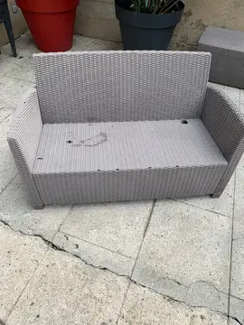 donne salon de jardin urgent
