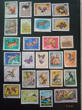 Timbres - Hongrie animaux