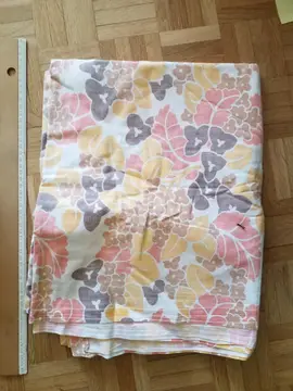 tissu : drap d'une personne des années 80