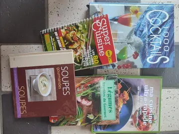divers livres de cuisine