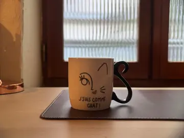 mug j’suis comme chat