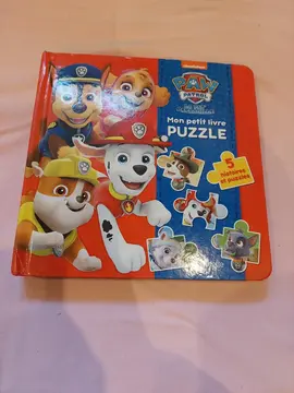 livre puzzle 9 pièces Pat patrouille
