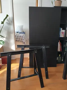 Tréteaux + planche