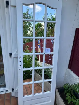 porte ancienne vitrée