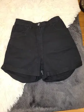 short fille 16 ans noir