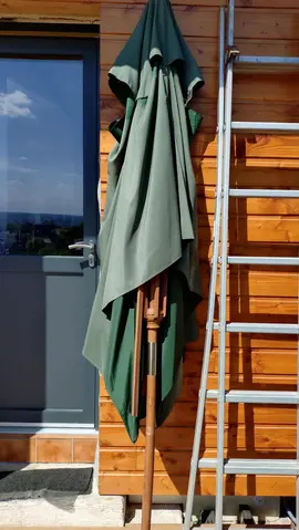 Grand parasol vert