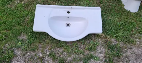 Ensemble meuble vasque, vasque et miroir