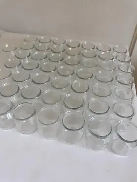 50 petits pots verre