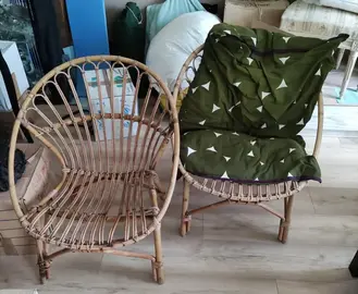 fauteuils en rotin