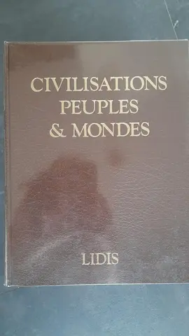 lot de 7 tomes encyclopédie civilisations peuples et monde