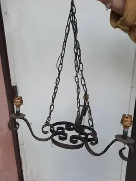 Lustre fer forgé