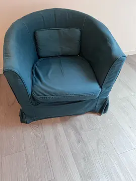 fauteuil bleu