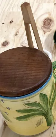 Grand pot à cornichons en céramique