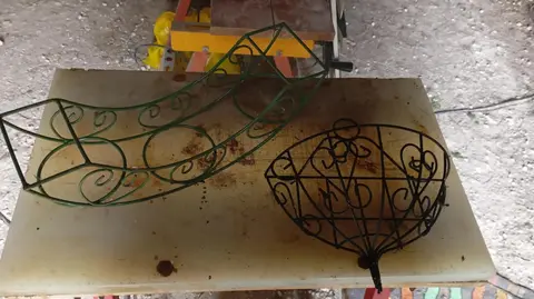 Jardinières fer forgé