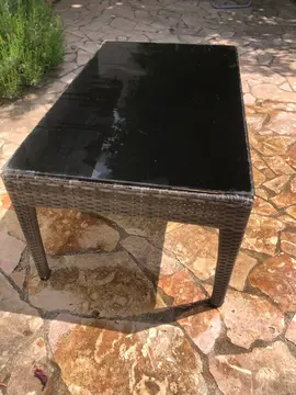 table basse salon de jardin
