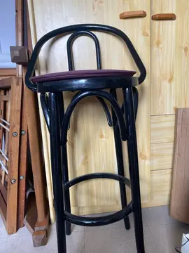 Chaise de bar noire