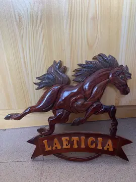 Plaque de prénom pour porte Laeticia