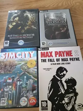 lot de 4 jeux PC