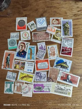lot unique timbres Pologne..