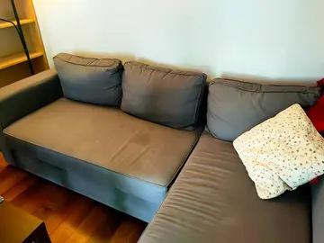 Canapé convertible IKEA avec Meridienne