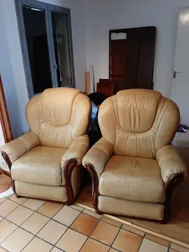 fauteuils en cuir