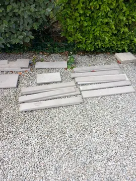 Chutes carrelage gres cerame 2cm epaisseur