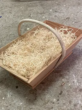 Panier en bois pour panier garni