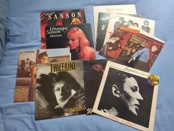 Disques vinyles années 80
