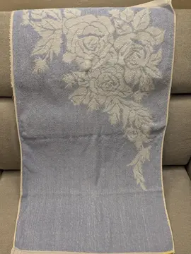 serviette de toilette fleur