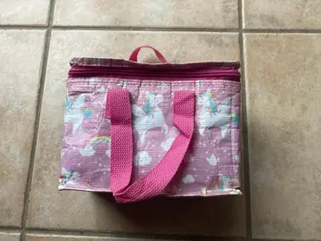 Sac glacière rose licorne