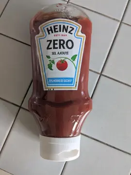 ketchup zéro pas ouvert