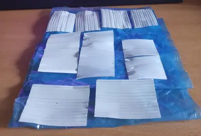 Sac à glaçons + liens sac de congélation