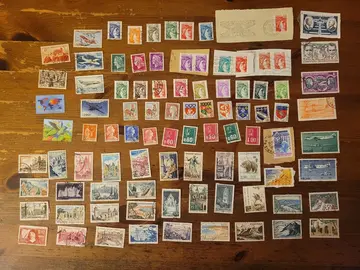 + 90 Timbres français - lot 8