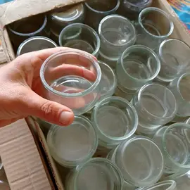 Grand lot de petits pots en verre (124) pour projet créatif ou culinaire