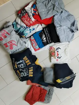 lot de vêtements garçon 8 10ansc