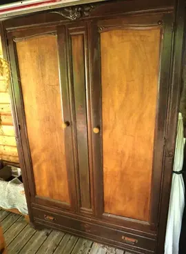 Armoire 2 portes bois