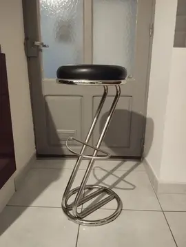 Tabouret de bar chromé
