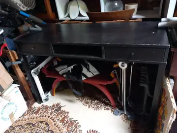 bureau Ikea noir