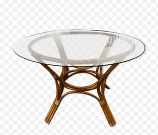 Table plateau en verre