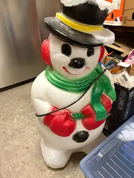 bonhomme de neige lumineux électrique