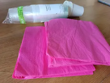Serviettes gobelets