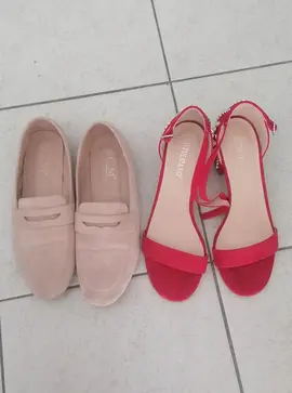 Lot de deux paires de chaussures t39